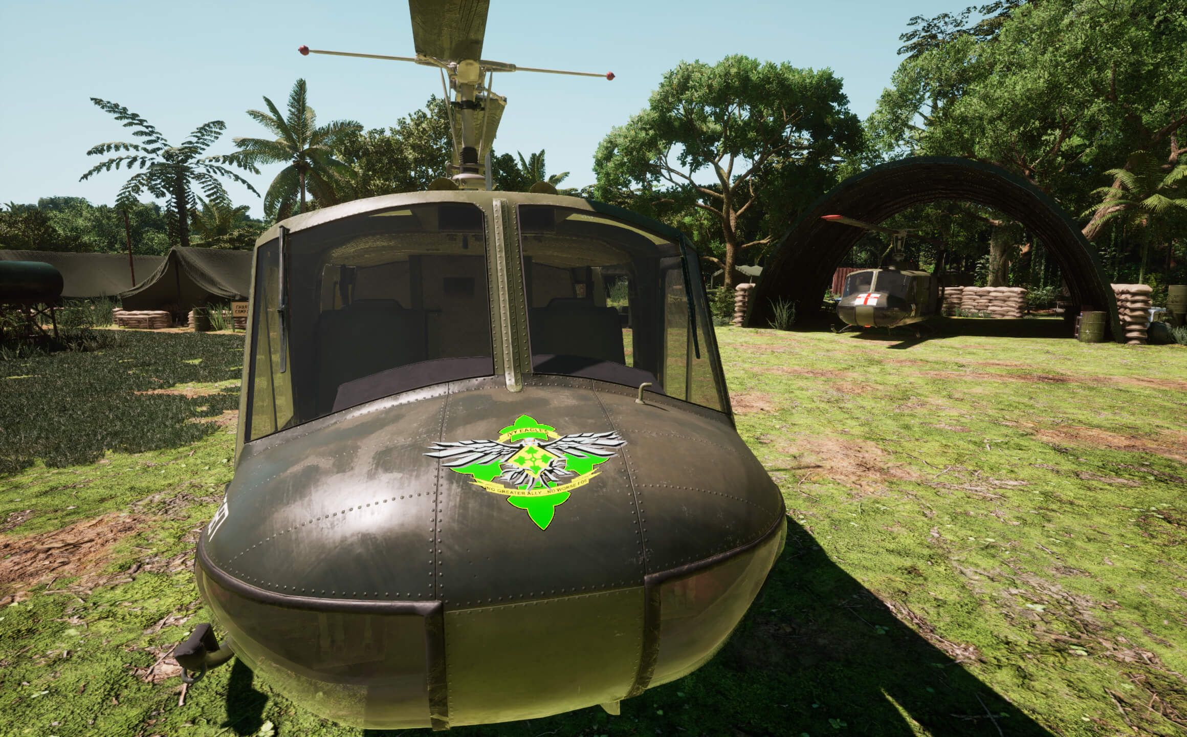 A shot of the Ivy Eagle Huey