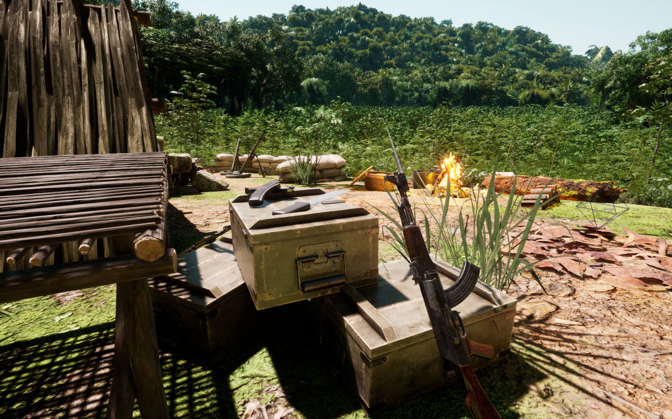 One of the VietCong's outposts